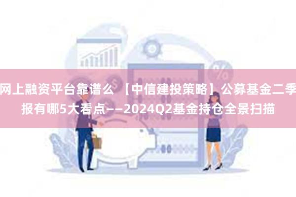 网上融资平台靠谱么 【中信建投策略】公募基金二季报有哪5大看点——2024Q2基金持仓全景扫描