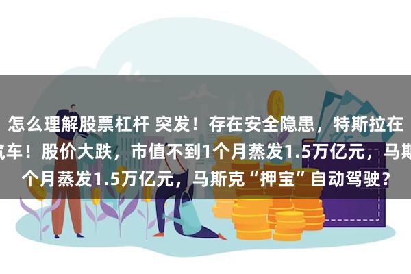 怎么理解股票杠杆 突发！存在安全隐患，特斯拉在中国召回超168万辆汽车！股价大跌，市值不到1个月蒸发1.5万亿元，马斯克“押宝”自动驾驶？