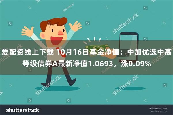 爱配资线上下载 10月16日基金净值：中加优选中高等级债券A最新净值1.0693，涨0.09%