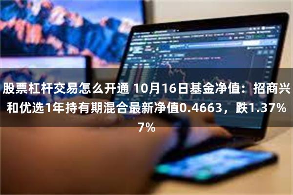 股票杠杆交易怎么开通 10月16日基金净值：招商兴和优选1年持有期混合最新净值0.4663，跌1.37%