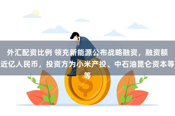 外汇配资比例 领充新能源公布战略融资，融资额近亿人民币，投资方为小米产投、中石油昆仑资本等