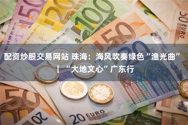 配资炒股交易网站 珠海：海风吹奏绿色“渔光曲” ｜ “大地文心”广东行