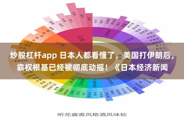 炒股杠杆app 日本人都看懂了，美国打伊朗后，霸权根基已经被彻底动摇！《日本经济新闻